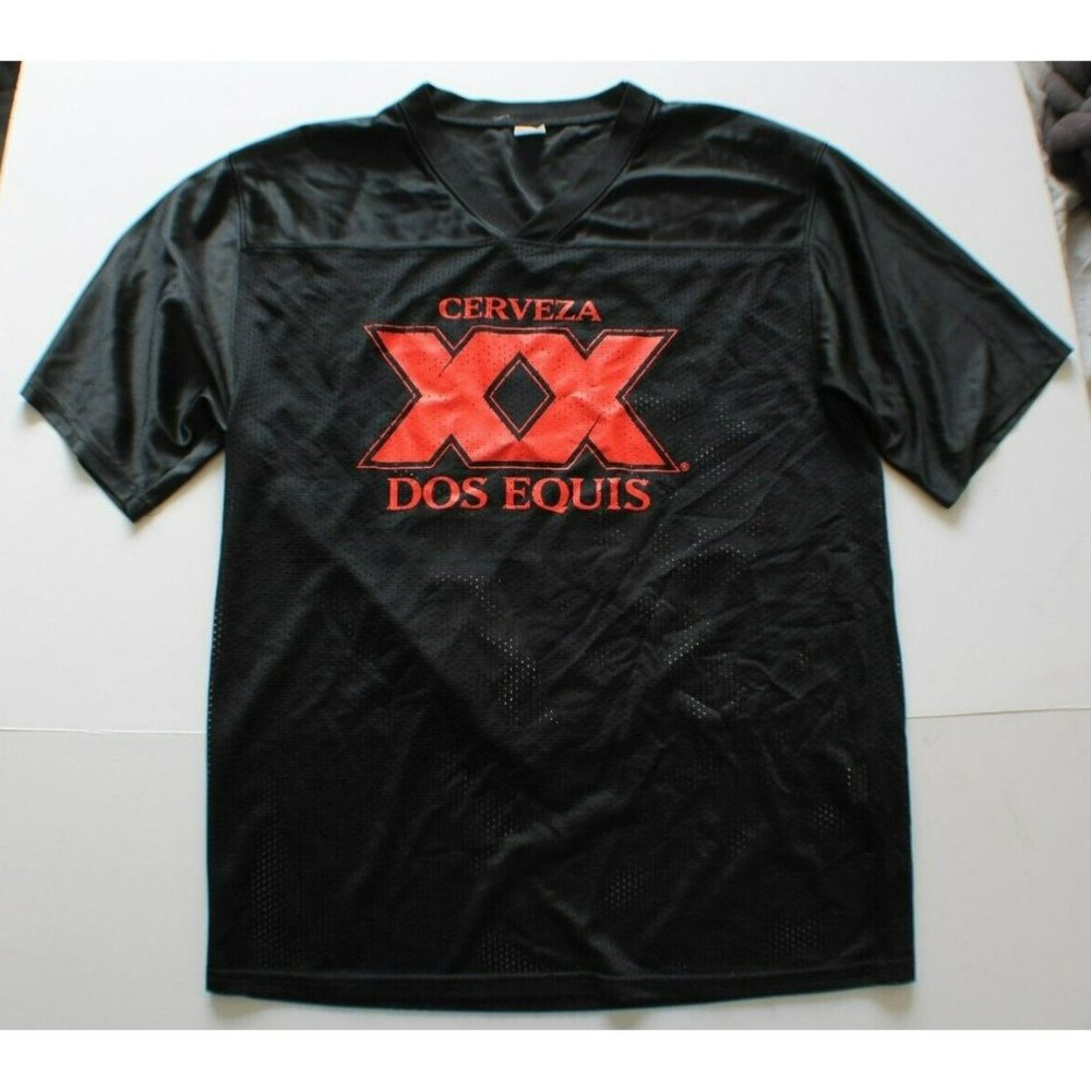 Dos Equis Cerveza Jersey Top Size Small